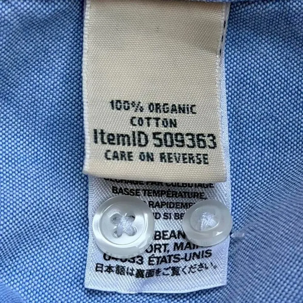 L.L.Bean organic cotton button down (S) - Picture 6 of 8